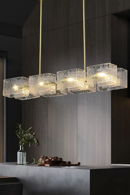 long water ripple Chandelier - view 2 | everlamps