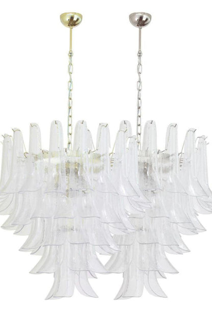 Art glass petal chandelier - view 5 | everlamps