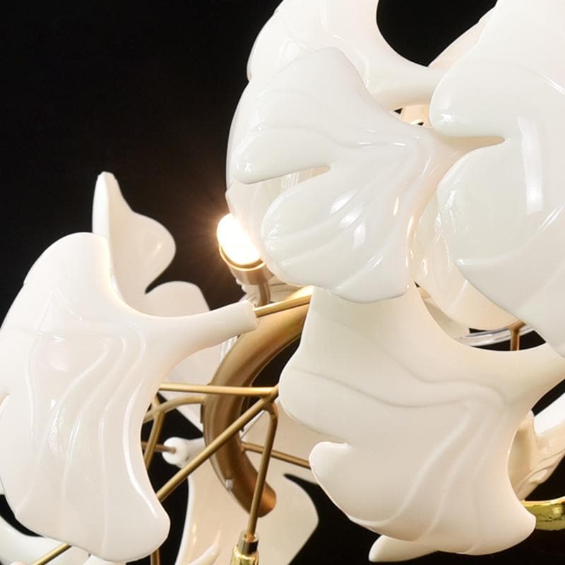 Ginkgo Chandelier Gold
