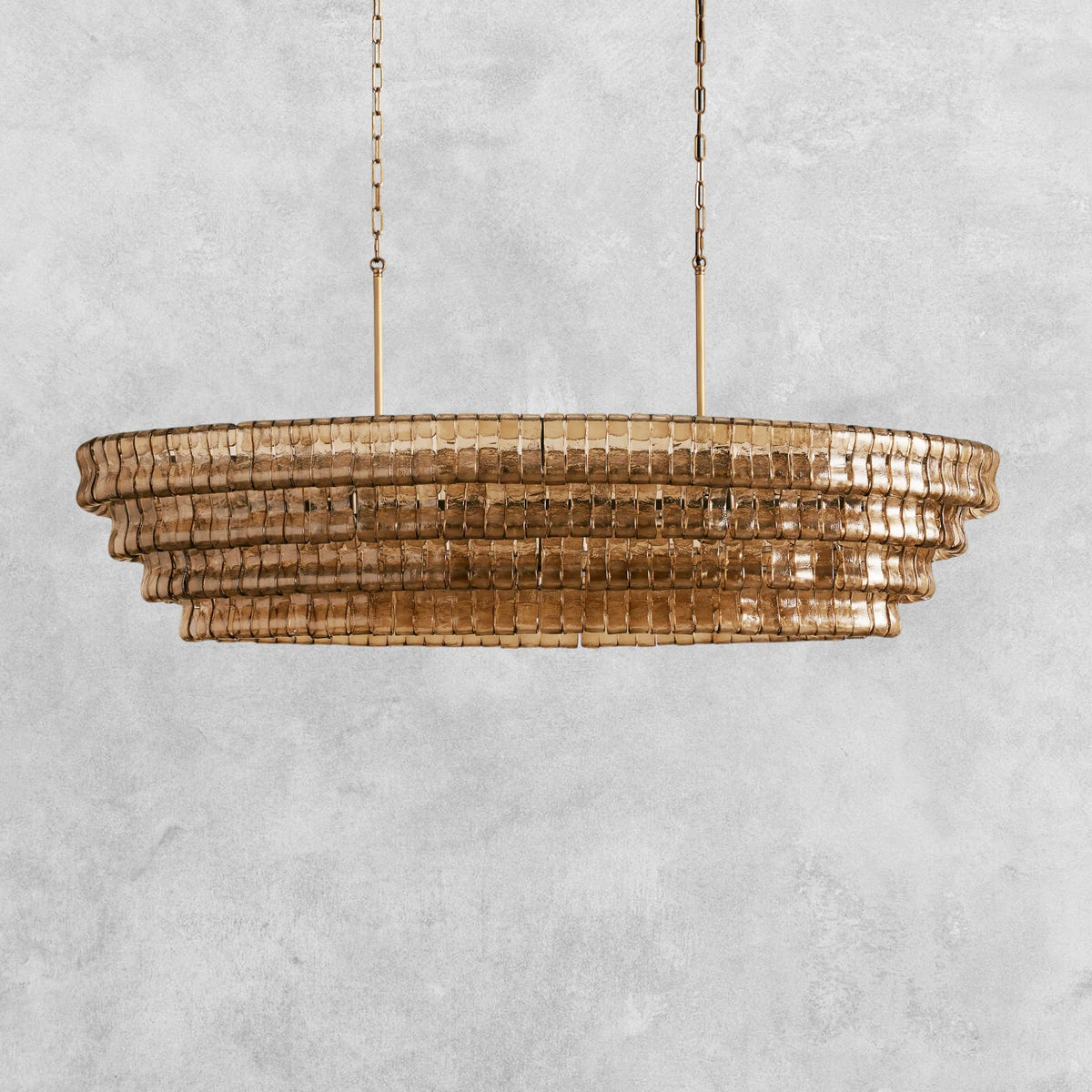 Ghiaccio Oval Chandelier
