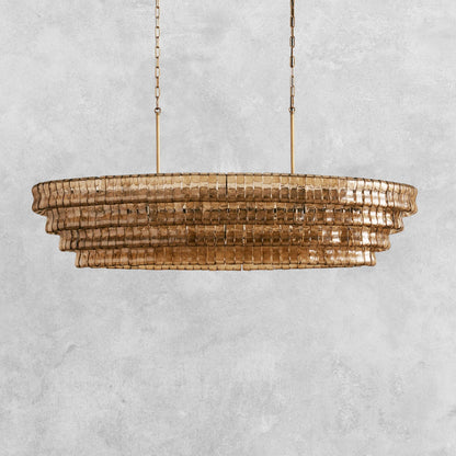 Ghiaccio Oval Chandelier