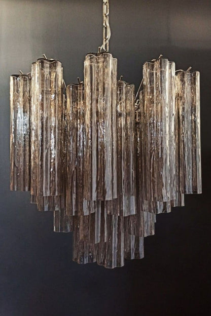 Smoked Art Glass 36-Tube Chandelier - view 8 | everlamps