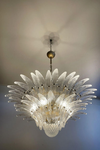 Original Art Palmette Crystal Chandelier - view 7 | everlamps
