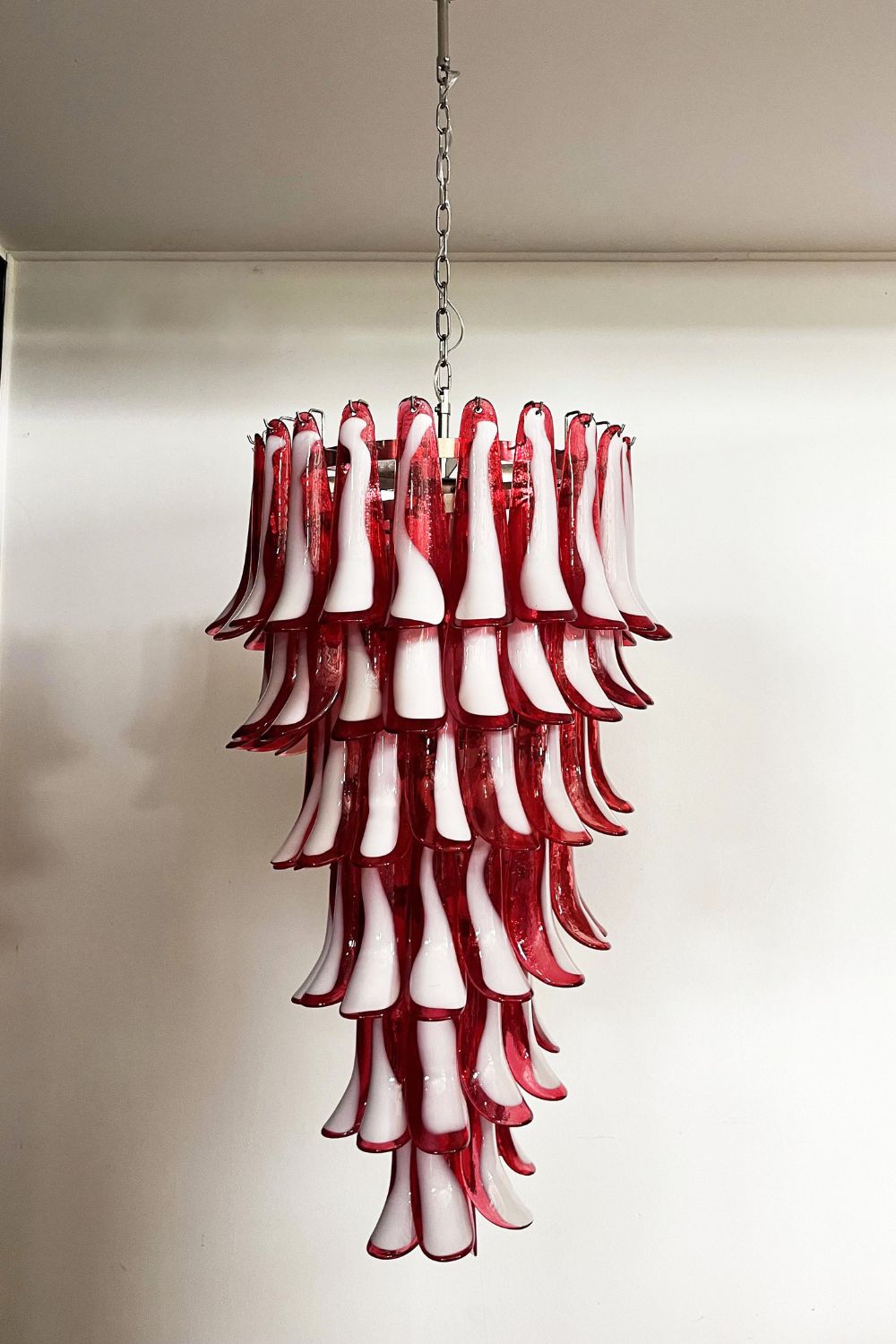 Vintage Italian Art Spiral Chandelier - view 8 | everlamps