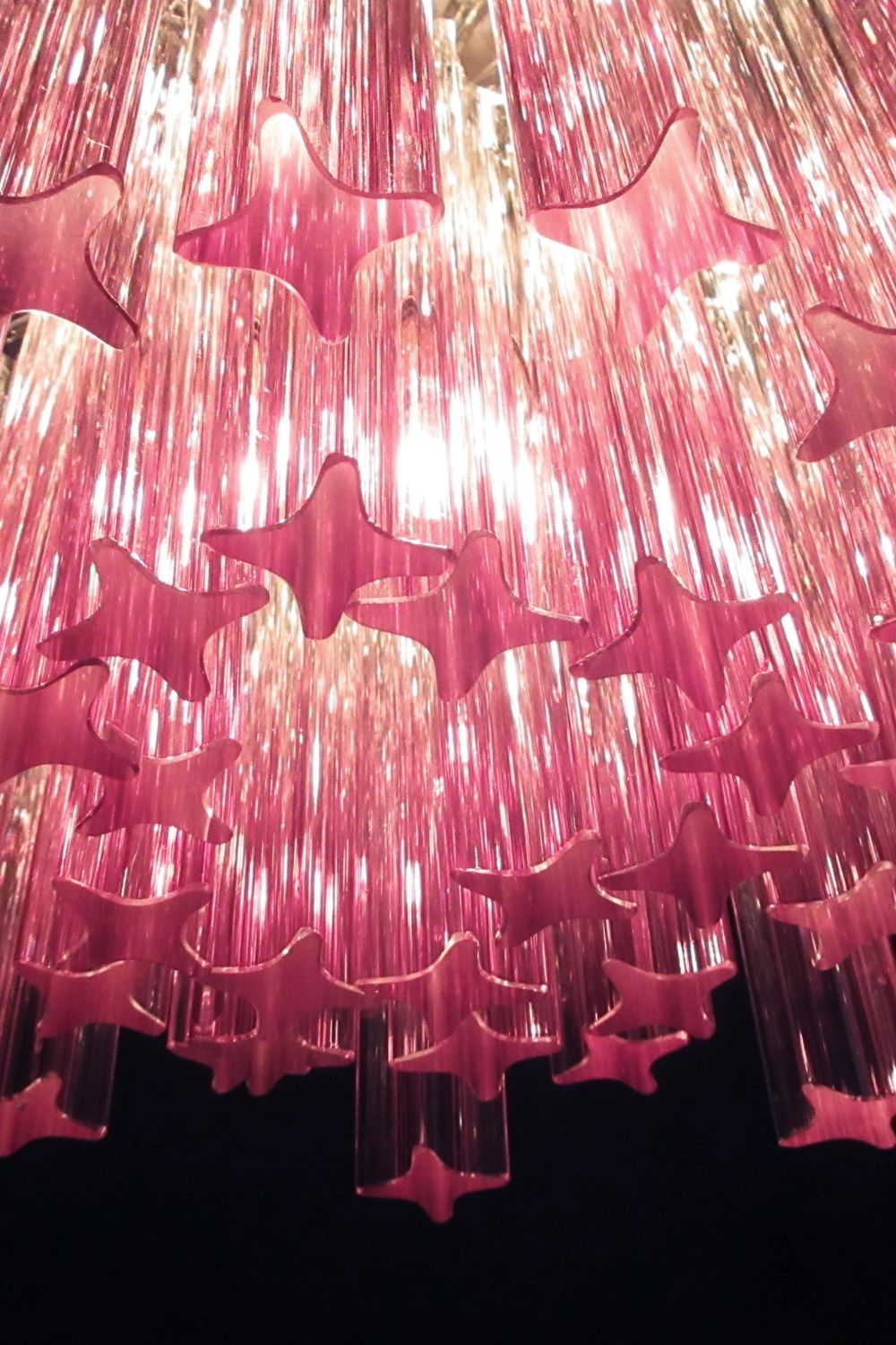 Amethyst Art Glass Prism Chandelier - view 13 | everlamps