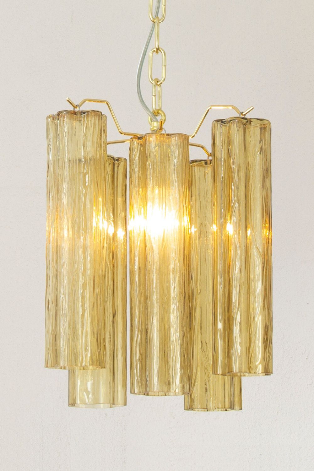 Amber Art Tronchi Glass Pendant Light - view 6 | everlamps