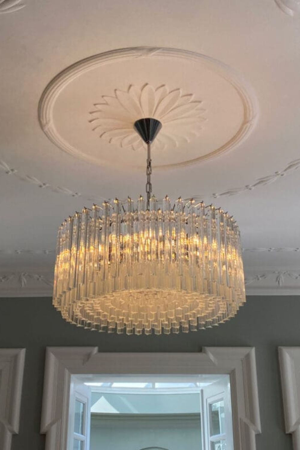 Art Transparent Prism Triedri Chandelier - view 4 | everlamps