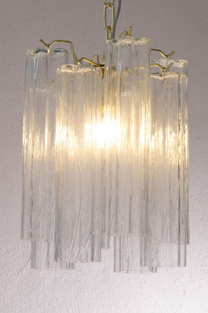Vintage Art Glass Tronchi Pendant Light - view 5 | everlamps