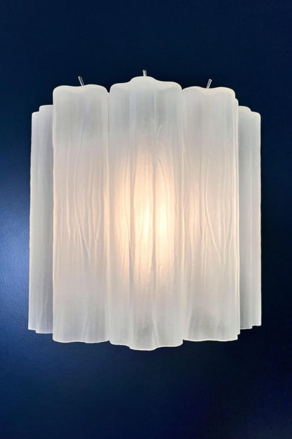 Frosted white Art glass tube wall Lamp - view 6 | everlamps