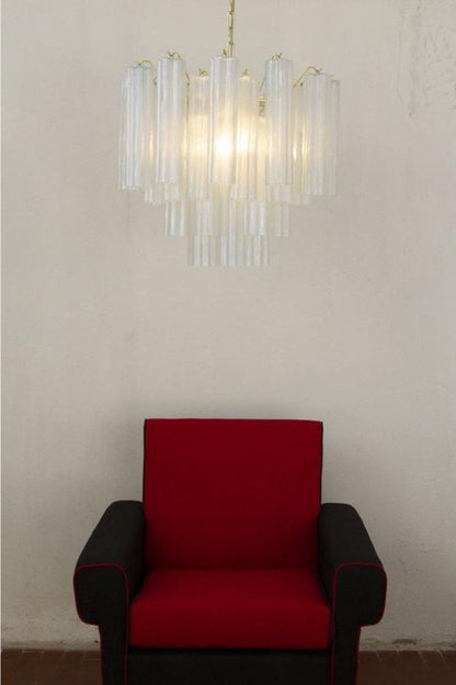 1990s Vintage Italian Opaline Glass Pendant Light - view 2 | everlamps