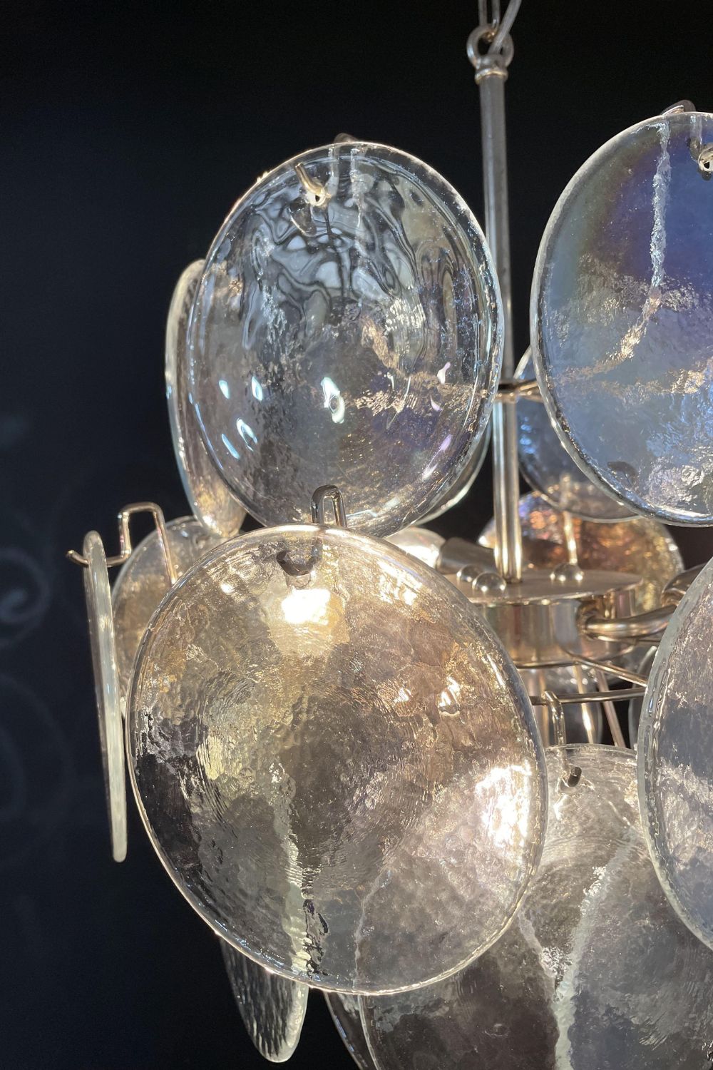 Iridescent Mid-Century Modern Art Chandelier - view 10 | everlamps