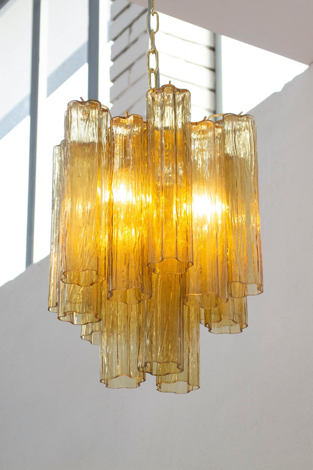 Italian Smoked Art Glass Pendant Light - view 5 | everlamps