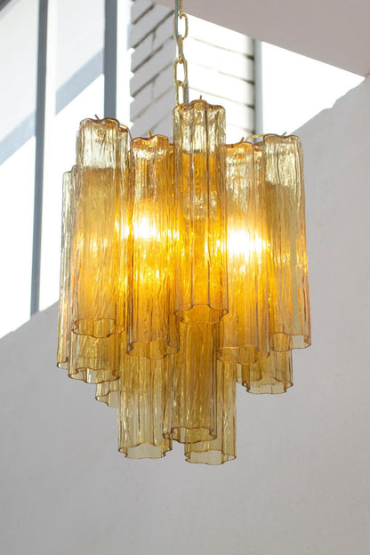 Italian Smoked Art Glass Pendant Light - view 5 | everlamps