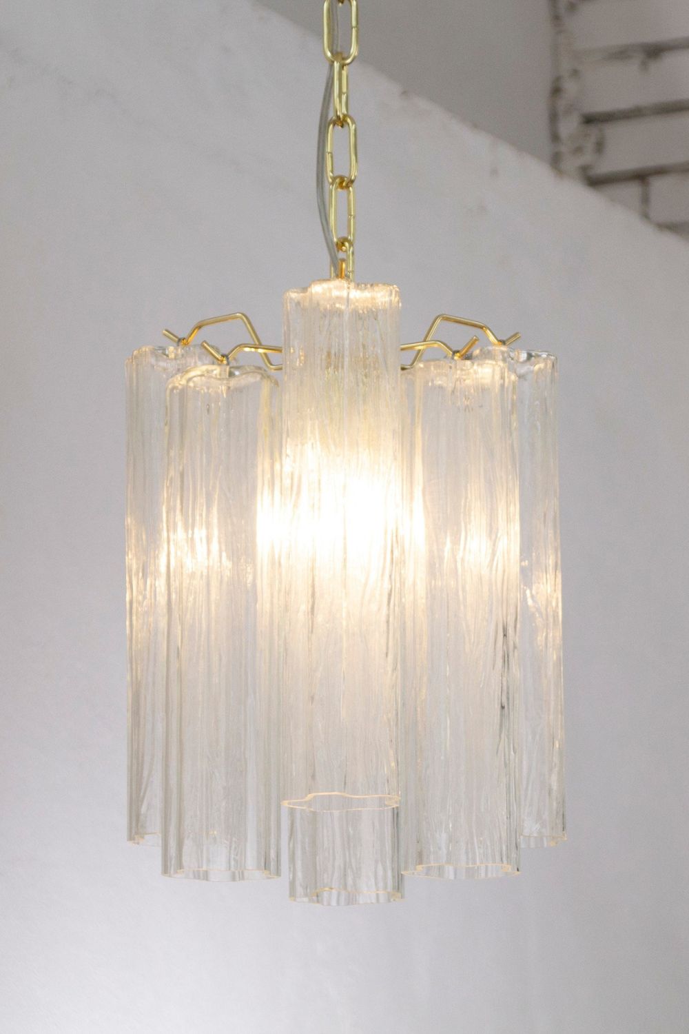 Clear Glass Tronchi Suspension Lamp - view 5 | everlamps