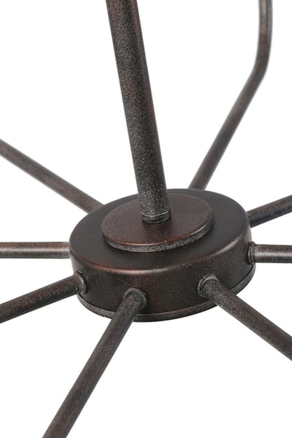 Black Iron Classic Candle Chandelier - view 18 | everlamps