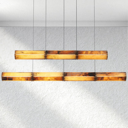 Prism Alabaster Linear  Pendant Light