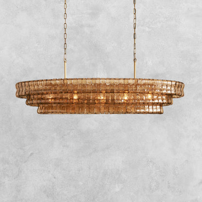 Ghiaccio Oval Chandelier
