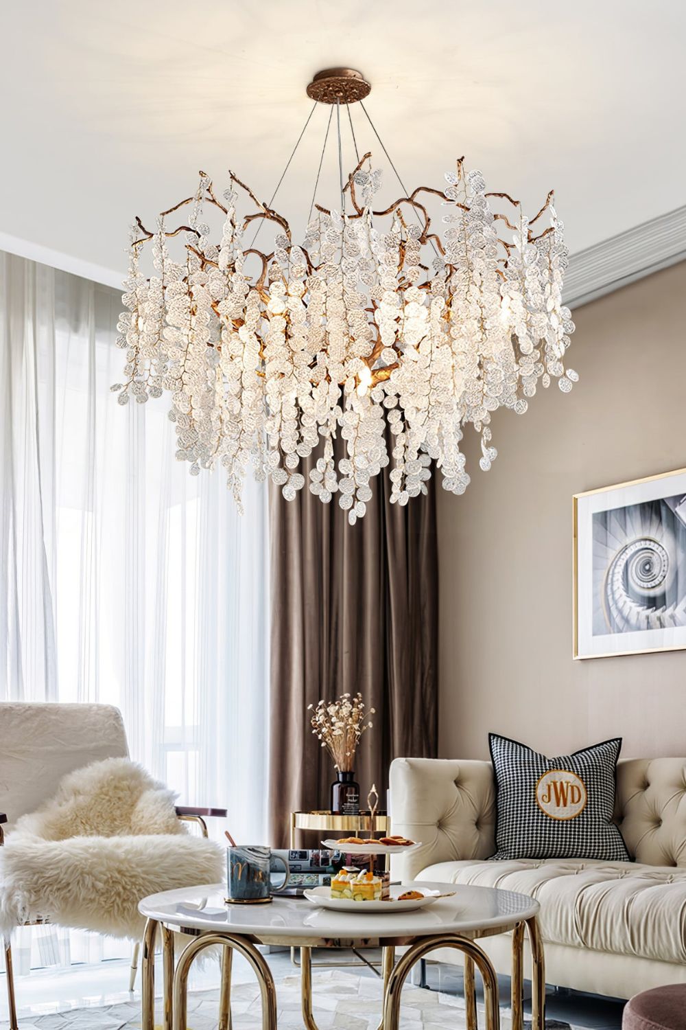 Shiro Noda Crystal Chandeliers - everlamps