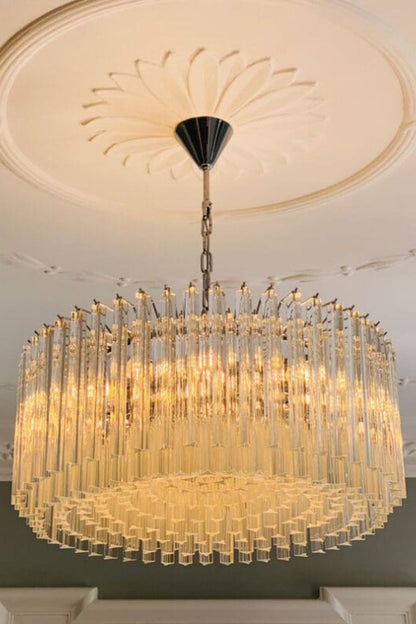 Art Transparent Prism Triedri Chandelier - view 10 | everlamps