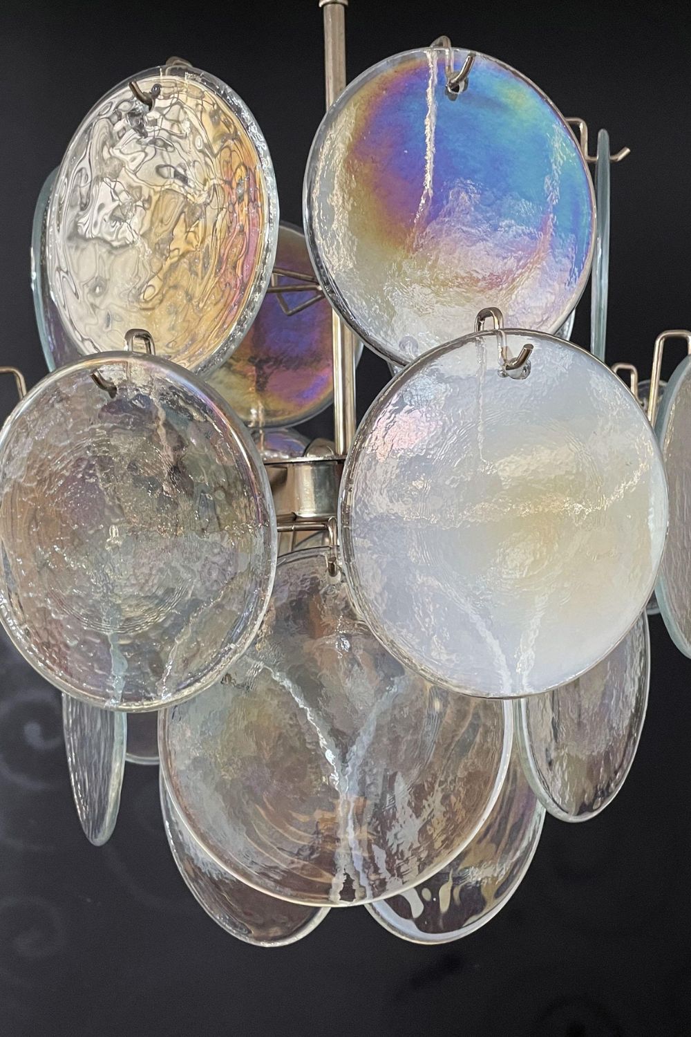 Iridescent Mid-Century Modern Art Chandelier - view 11 | everlamps