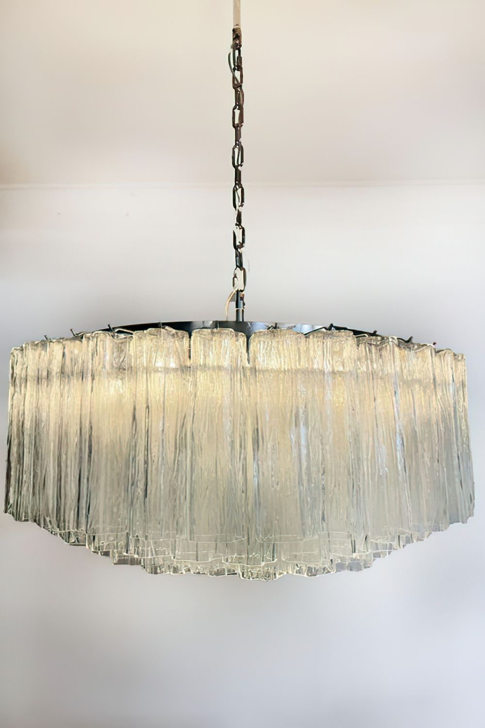 Handcrafted Art Crystal Tube Ceiling Light - view 6 | everlamps