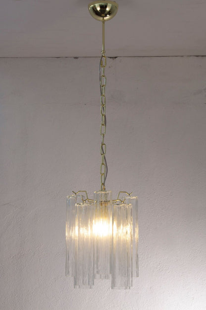 Vintage Art Glass Tronchi Pendant Light - view 2 | everlamps