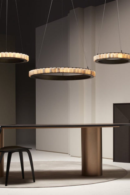 Avalon Halo Chandelier - everlamps