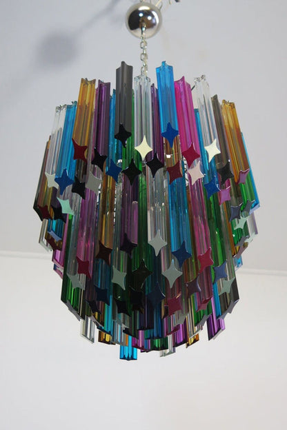 Quadridri Multicolor Prism Chandelier - view 10 | everlamps