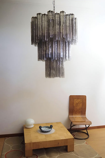 Smoked three-tier Art chandelier - view 6 | everlamps
