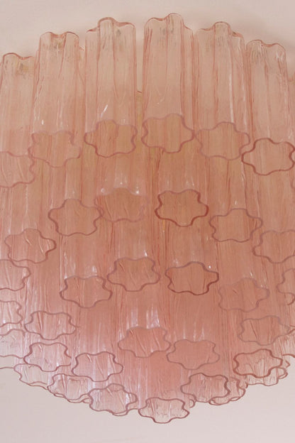 Large Pink Art Glass Tronchi Ceiling Light - view 6 | everlamps