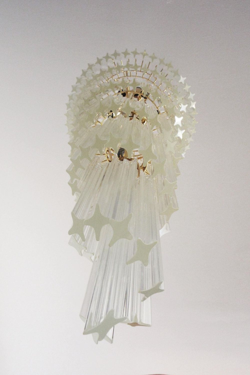 Venini Art Spiral Crystal Chandelier - view 9 | everlamps