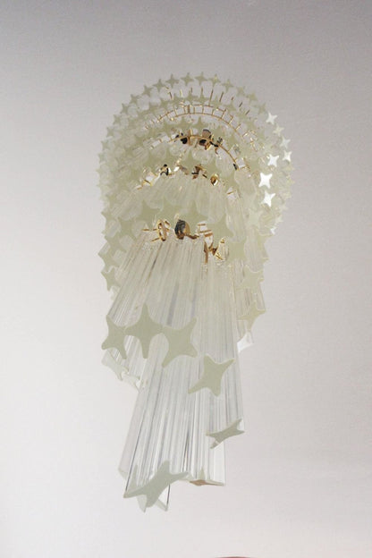 Venini Art Spiral Crystal Chandelier - view 9 | everlamps
