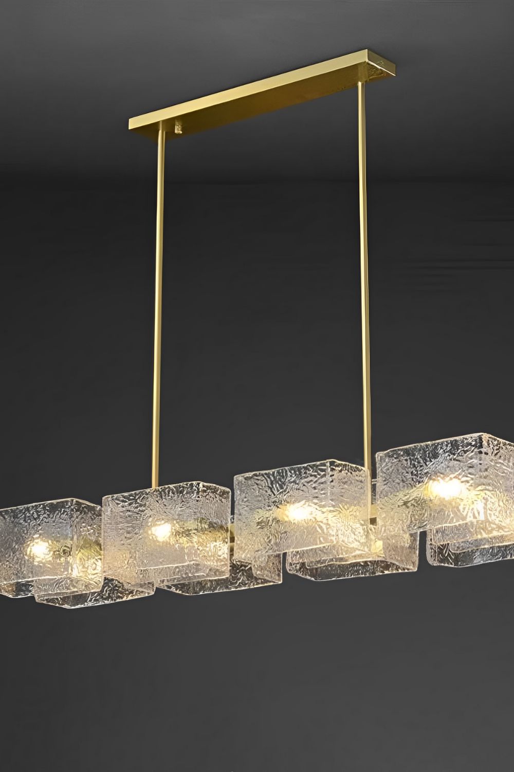 long water ripple Chandelier - view 7 | everlamps