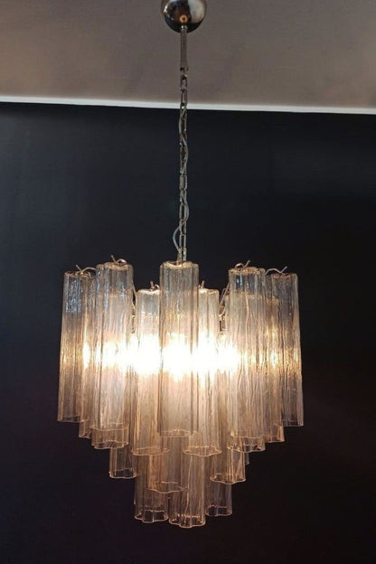 Smoked Art Glass 36-Tube Chandelier - view 3 | everlamps