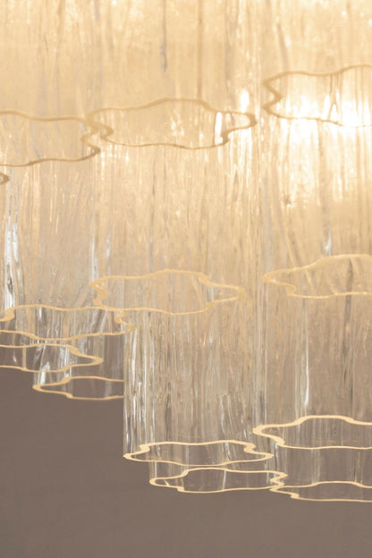 Clear Art Glass Tronchi Ceiling Light - view 12 | everlamps