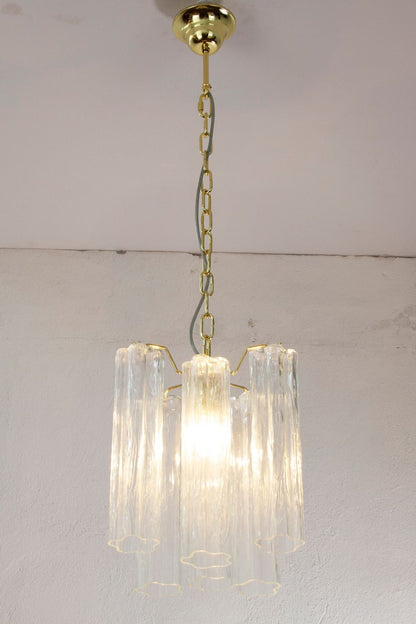 Clear Glass Tronchi Suspension Lamp - view 6 | everlamps