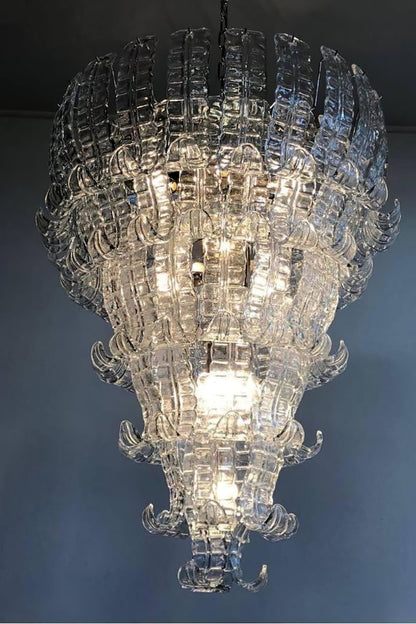 Grand Art Felci Leaf Glass Chandelier - view 8 | everlamps