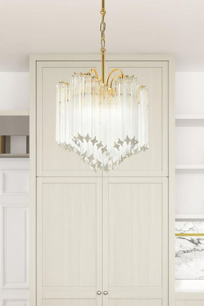 Quadriedri Crystal Art Chandelier - view 2 | everlamps