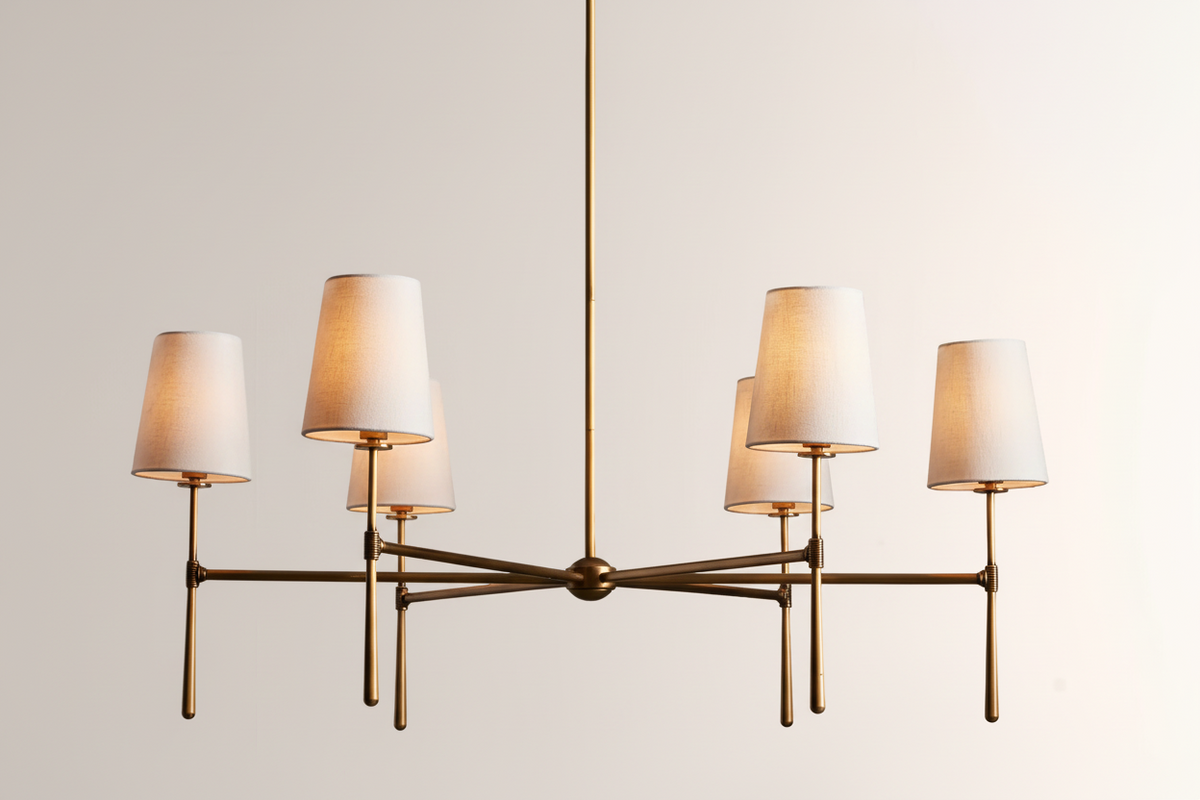 Rhodes Round Chandelier 4/6 Light - Everlamps