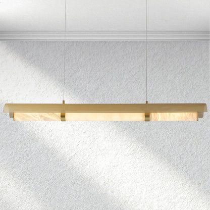 Mirage Alabaster Linear Chandelier