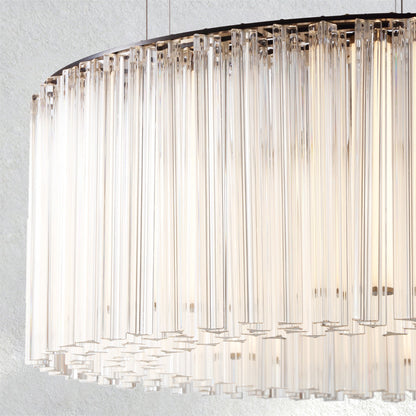 Rainfall Glass Round Chandelier