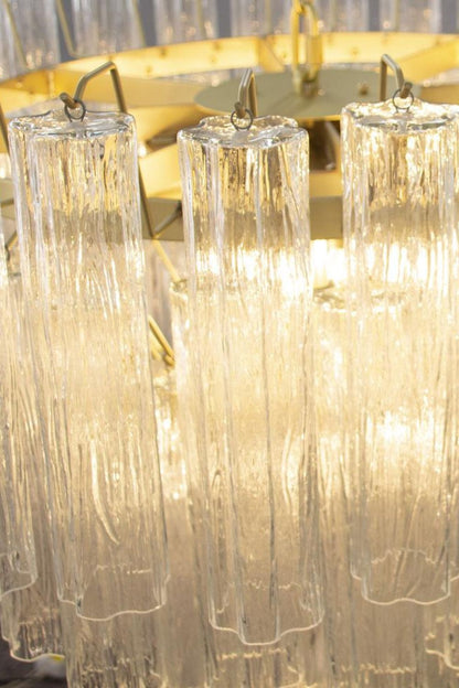1990s Tronchi Art Glass Cascade Chandelier - view 8 | everlamps