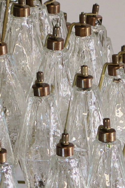 spherical Clear Art Polyhedron Glass Chandelier - view 13 | everlamps