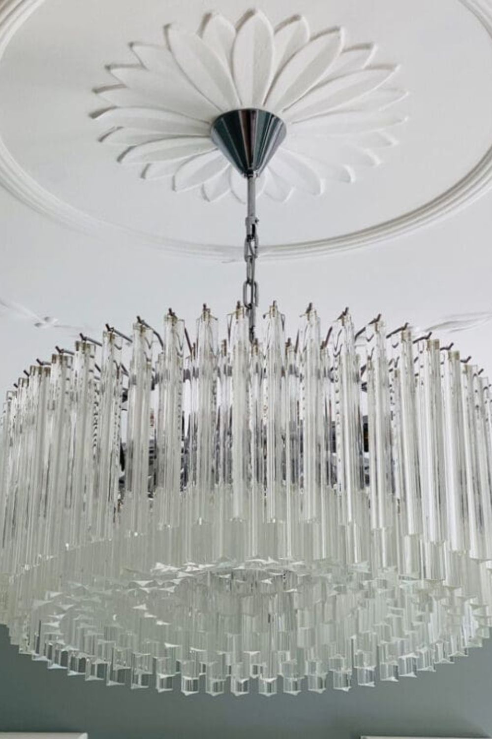 Art Transparent Prism Triedri Chandelier - view 12 | everlamps