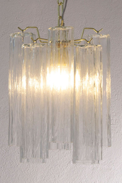 Vintage Art Glass Tronchi Pendant Light - view 4 | everlamps