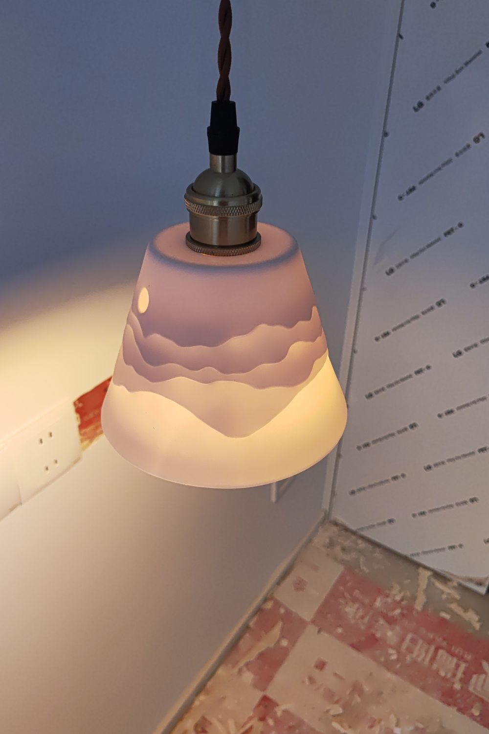 Mountains Shadow Ceramic Pendant Lamp - everlamps
