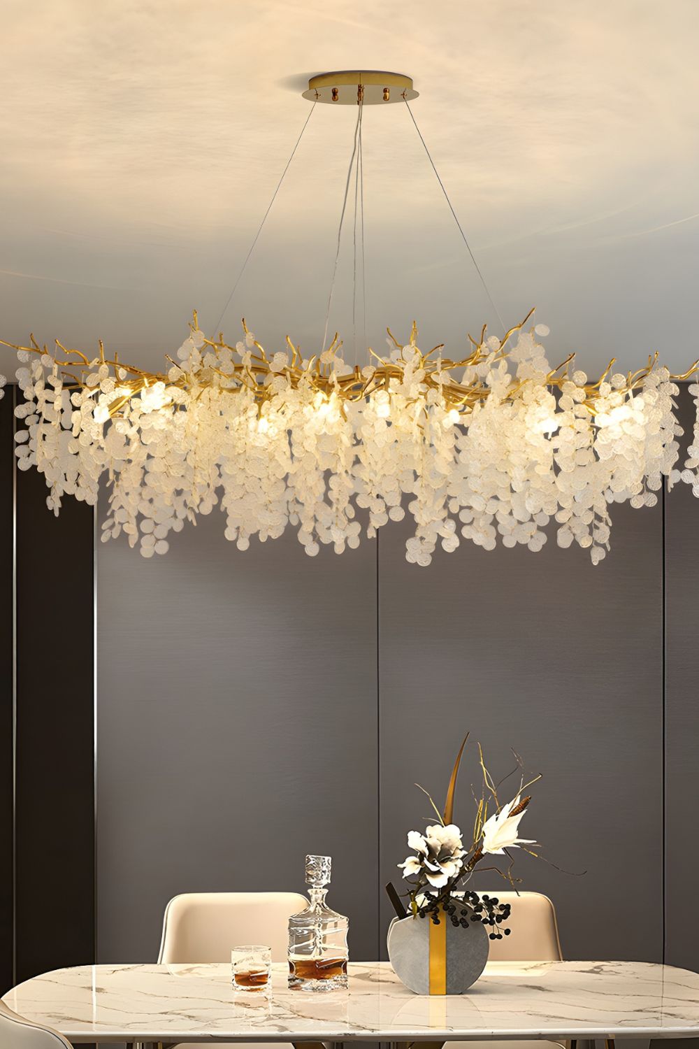 Shiro Noda Crystal Chandeliers - everlamps