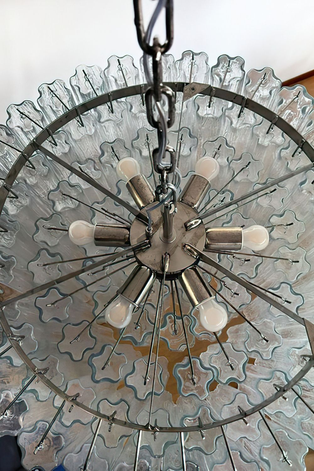 Handcrafted Art Crystal Tube Ceiling Light - view 10 | everlamps