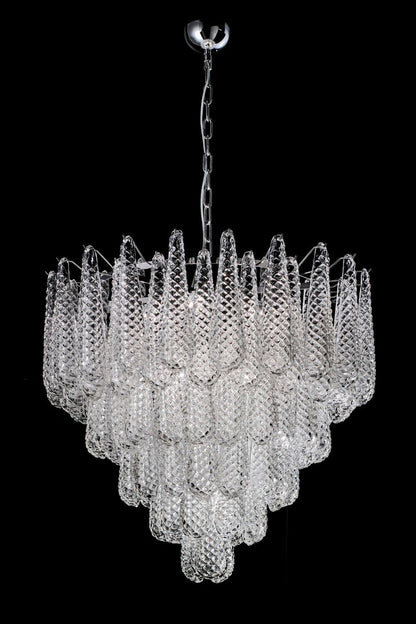 Murano Honeycomb Glass Chandelier - everlamps