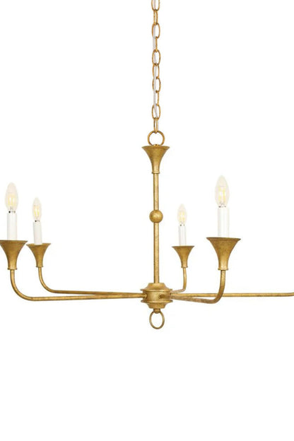 Rustic Vintage Cecil Chandelier - view 12 | everlamps